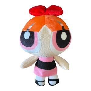 Powerpuff Girls Blossom Plush – Pink Cartoon Network Doll – Soft Gift for Kids